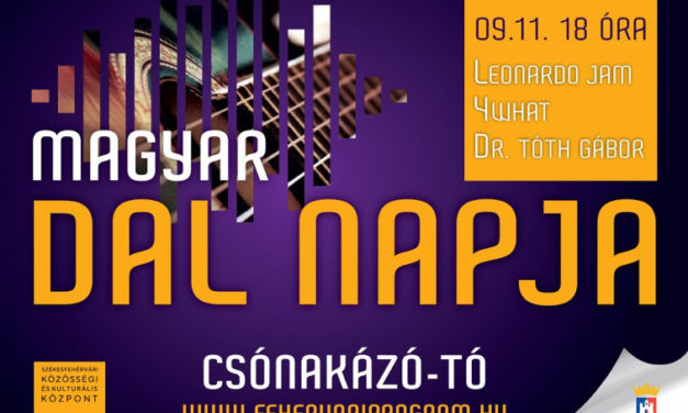 A Magyar Dal Napja a tóparton