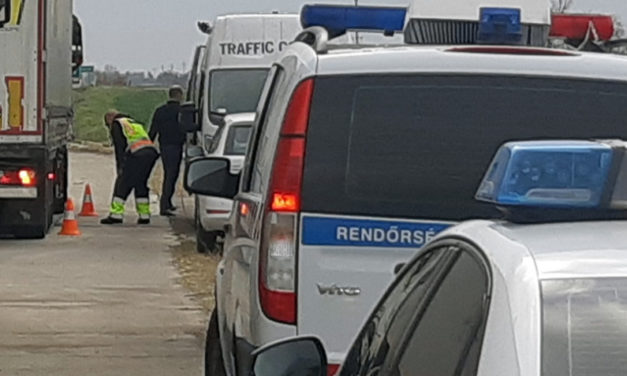 Túlsúlyos járműveket szűrtek ki Fejérben