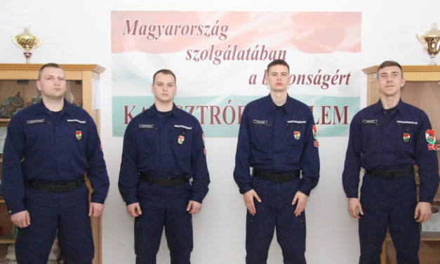 Újonc tűzoltók Fejér megyében