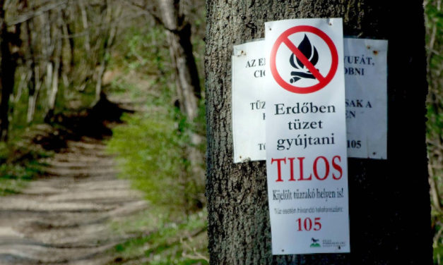 Tűzgyújtási tilalom Fejér megyében