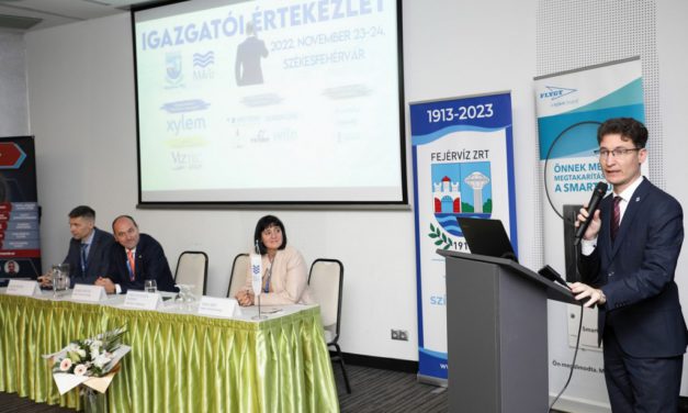 Székesfehérváron tanácskoznak a víziközmű-szolgáltatók vezetői