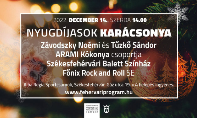 Nyugdíjasok Karácsonya a sportcsarnokban