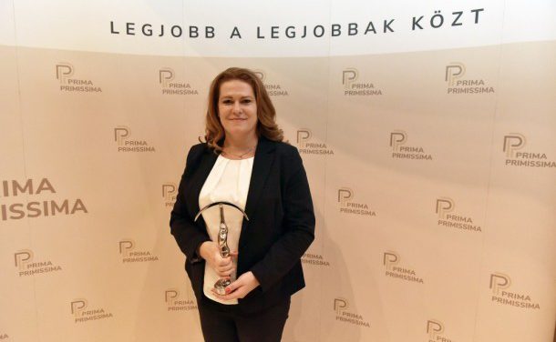 Prima Díj Vörös Zsuzsannának!