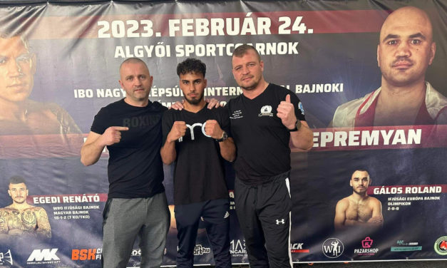 Profi boksz: Balogh 1 perc alatt padlóra küldte ellenfelét