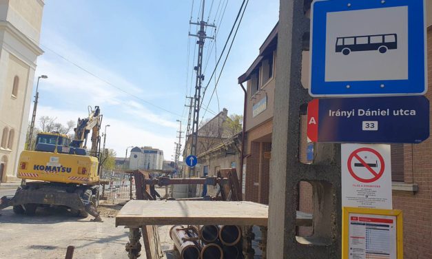 Ideiglenesen megszűnik a Móri úton az Irányi utcai buszmegálló