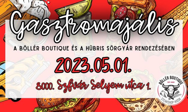 Gasztromajális lesz hétfőn a Palotavárosban