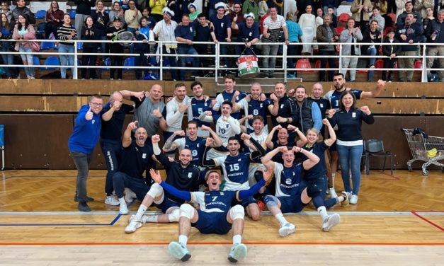 Férfi röplabda: ez igen! A MÁV Előre újoncként döntős!!