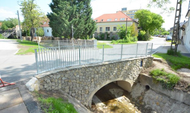 Elkészült az új Fürdő sori kis híd