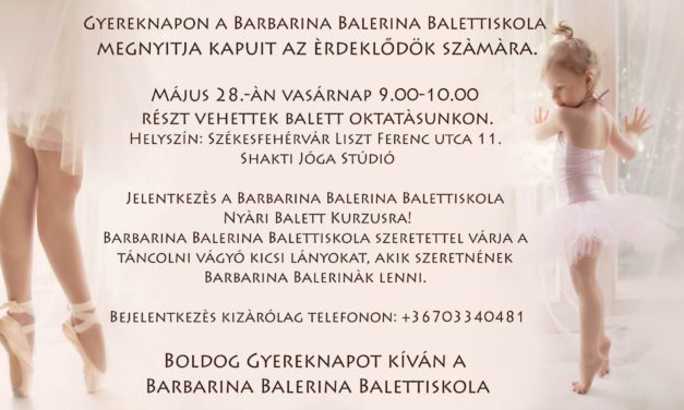 Barbarina balett gyermeknapra