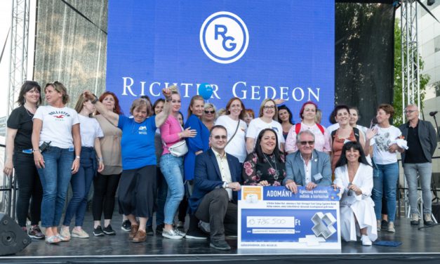 Richter Egészségváros: rekordösszegű támogatás a kórháznak