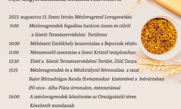 Péntektől vasárnapig Fehérvári Mézünnep az Országzászló téren