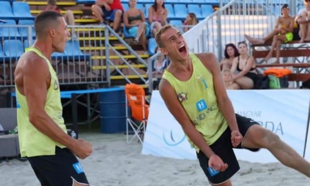 Strandröplabda: ezüstérmes a MÁV Előrés páros