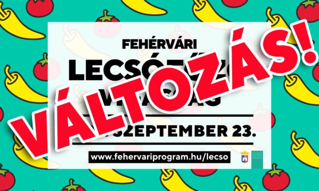 Október 1-jére halasztották a Lecsófesztivált!