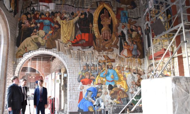 Hamarosan elkészül az Aba-Novák Secco restaurálása