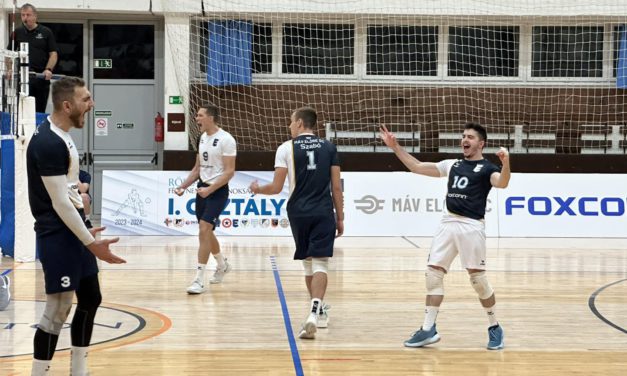 Férfi röplabda: rangadót nyert a MÁV Előre!