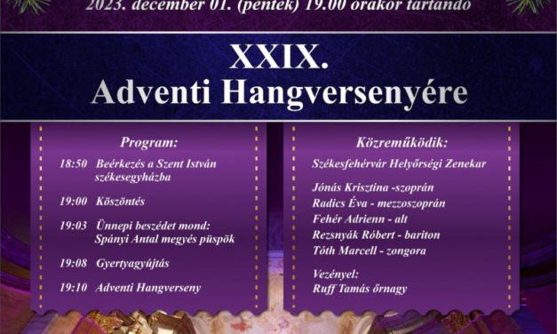 A Helyőrségi Zenekar hagyományos adventi koncertje a Bazilikában