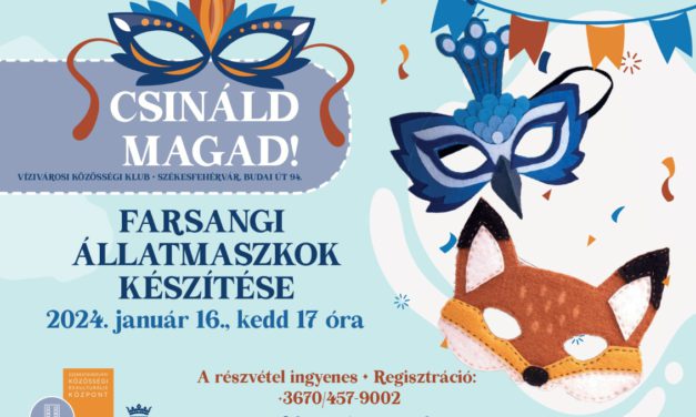 Csináld magad! – Farsangi állatmaszkok készítése