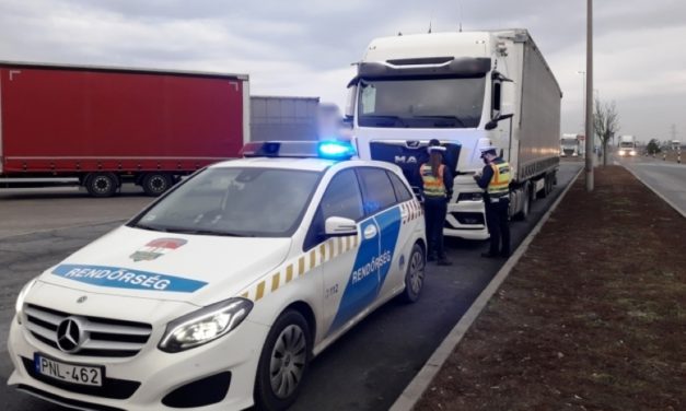 Országos ellenőrzés- ROADPOL akciót tart a rendőrség