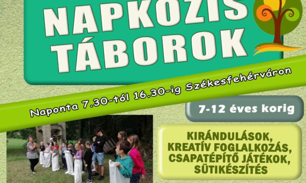 Ingyenes táborozásra lehet pályázni a SZÉNA Egyesületnél