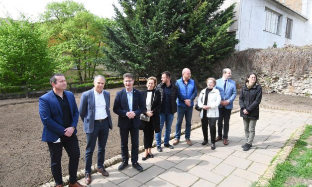 A Török udvarban épül Székesfehérvár első esőkertje