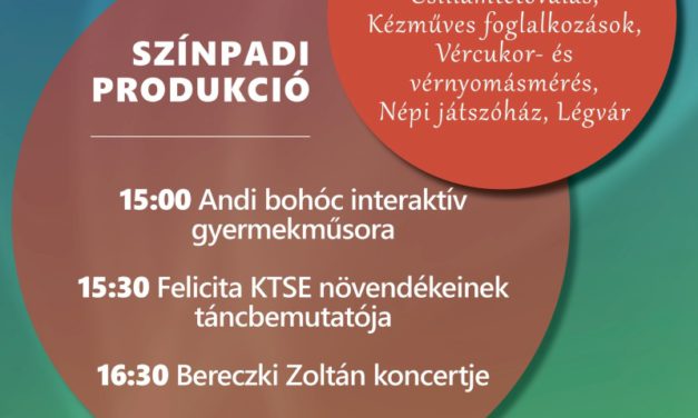 Bereczki Zoltán koncert a Püspökkertvárosi forgatagban