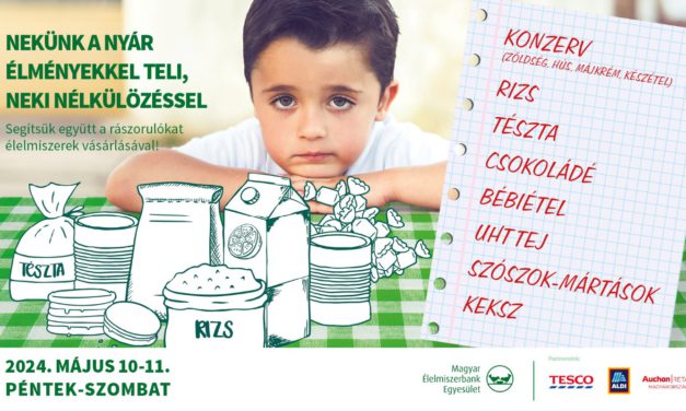 Segítsünk, hogy segíthessenek! – Tartósélelmiszer-gyűjtés Fehérváron