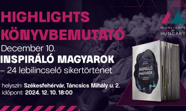 Inspiráló magyarok – kötetbemutató kedden az MCC-ben
