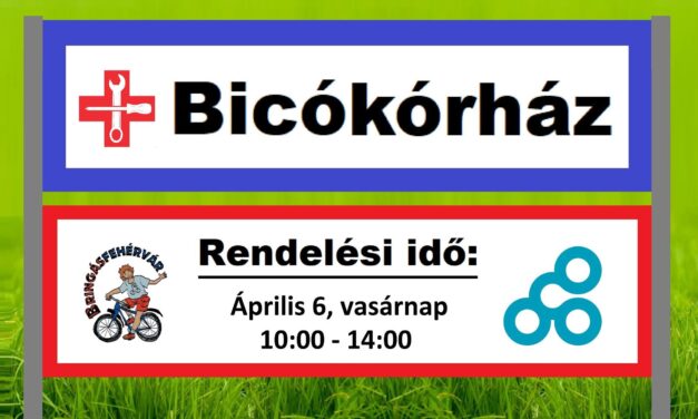 Vasárnap ismét rendelnek a bringadoktorok
