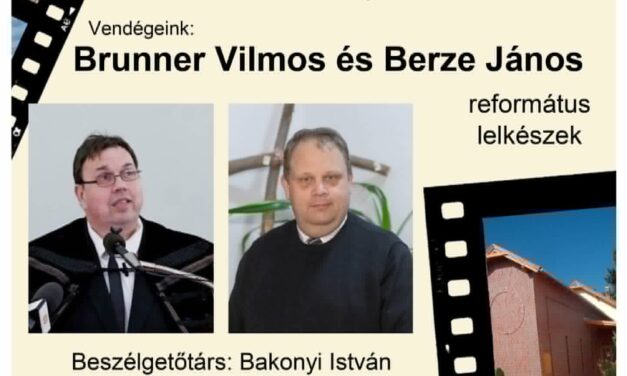 Két ismert református lelkész lesz a Közéleti és Kulturális Szalon vendége