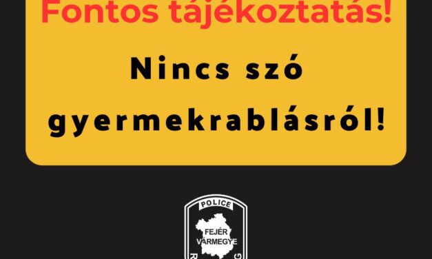 Nincs szó gyermekrablásról!