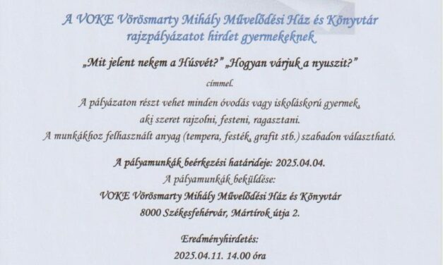 VOKE rajzpályázat – Mit jelent nekem a húsvét?