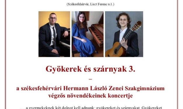Kedden folytatódik a Gyökerek és szárnyak sorozat a Szent István teremben