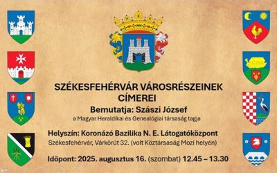 Előadást rendeznek Székesfehérvár városrészeinek címereiről a Lovagok Napján