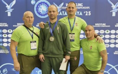 Ezüstöt nyert a veterán vb-n a fehérvári birkózó