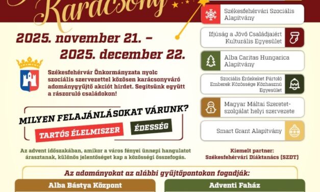Szeretet Karácsony – indul az önkormányzati adománygyűjtés