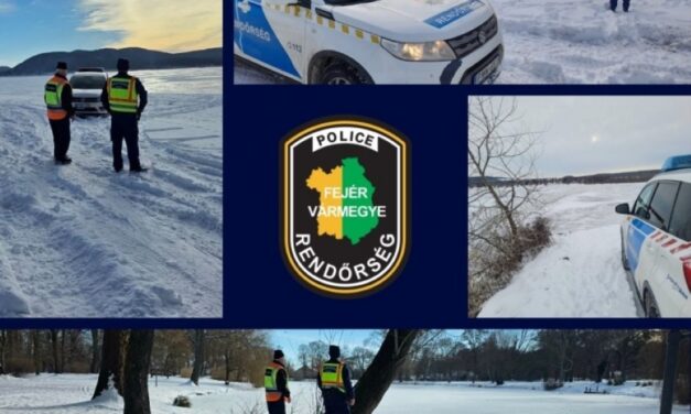 A rendőrség figyelmeztet: jégre lépni tilos és életveszélyes!