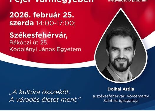 Február 25-én lesz Fehérváron civil véradás