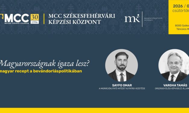 Magyarországnak igaza lesz? Beszélgetőest csütörtökön az MCC-ben