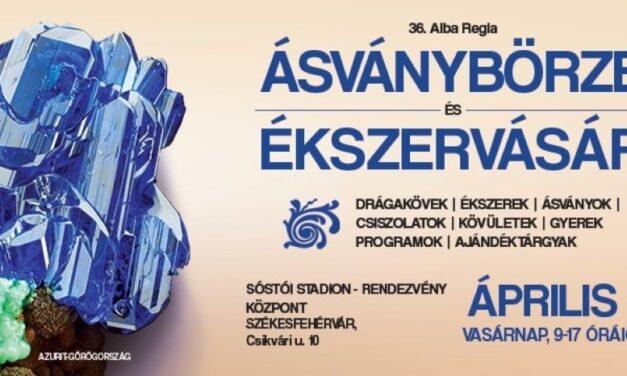 Új helyszínen lesz az Alba Regia Ásványbörze vasárnap