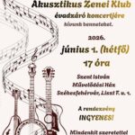 Évadzáró koncertre hív hétfőn az Akusztikus Zenei Klub