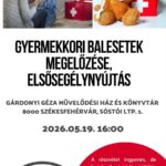 Gyermekkori balesetek megelőzése, elsősegélynyújtás – a népszerű program folytatódik a Gárdonyiban