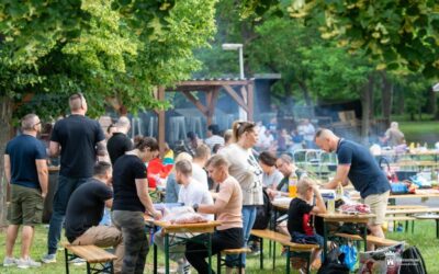 Újra a Bregyóban piknikeztek a fehérvári rendőrök
