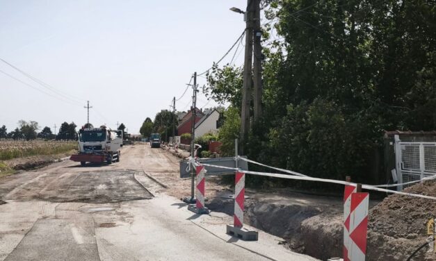 Nagyszombati utcai felújítás: még két hétig maradt a lezárás