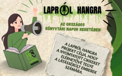 Lapról hangra – önkénteseket vár a könyvtár
