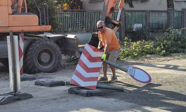 Újra járható a Nagyszombati utca teljes szakasza